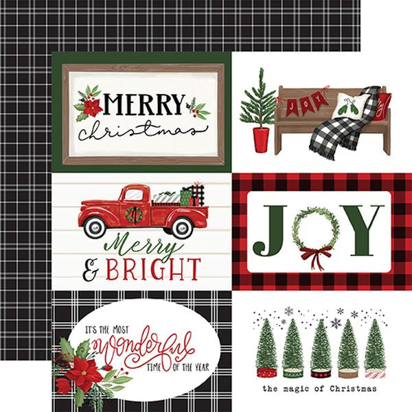 Home for Christmas 6x4 Jou card