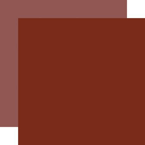 Carta Bella Harvest Double-Sided Cardstock 12"X12"-Dark Red/ Mauve