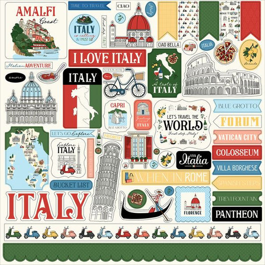 Carta Bella Italy Element Sticker