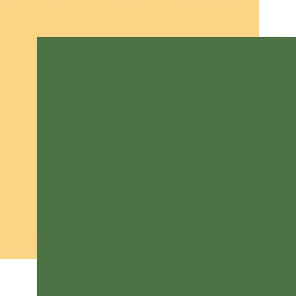 Carta Bella Italy: Green / Yellow 12x12 Coordinating Solid (1 Sheet)
