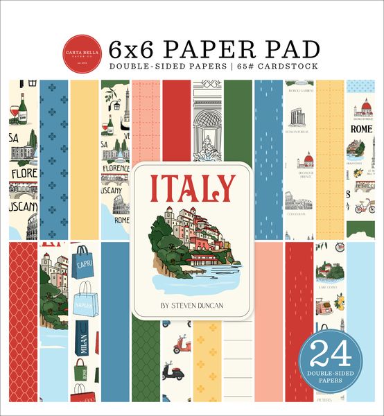 Carta Bella Italy 6x6 Paper Pad