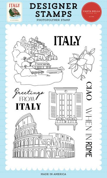 Carta Bella Italy: Carta Bella When In Rome Stamp Set