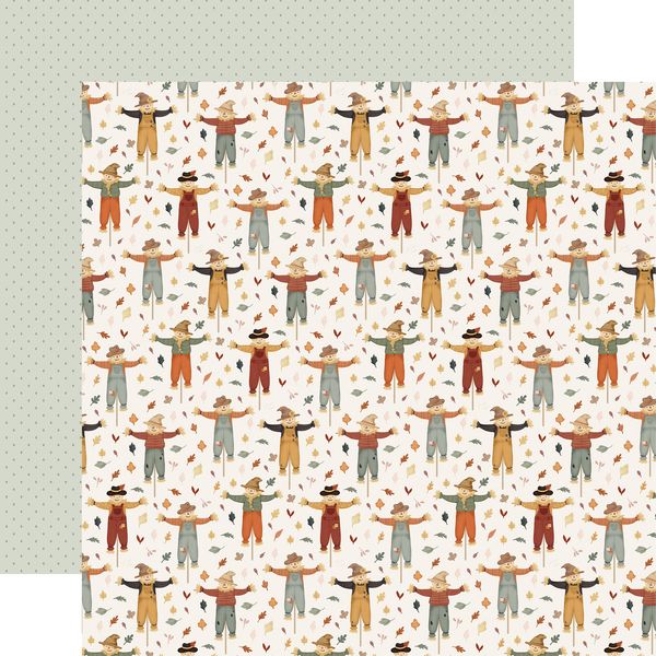Carta Bella  It's Autumn: Scarecrow Friends 12x12 DS Patterned Paper