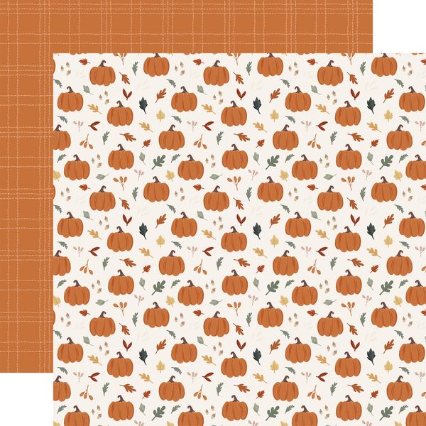 Carta Bella  It's Autumn: Pumpkin To Talk About 12x12 DS Patterned Paper