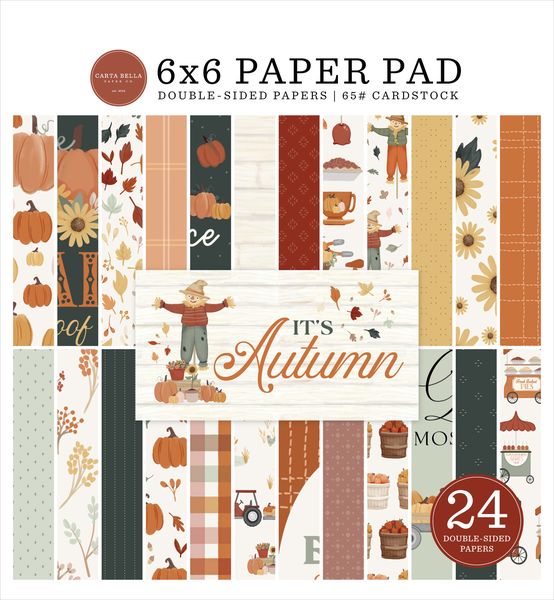Carta Bella  It's Autumn 6x6 DS Patterned Paper Pad