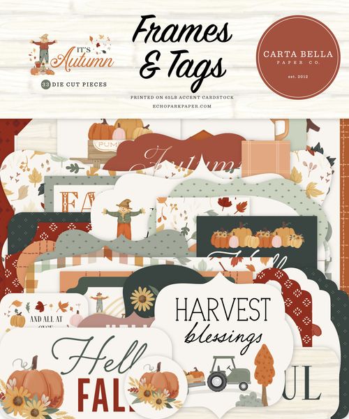 Carta Bella  It's Autumn Frames & Tags