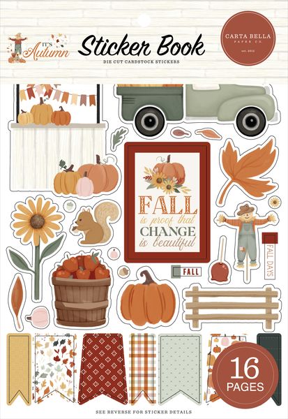 Carta Bella  It's Autumn Sticker Book