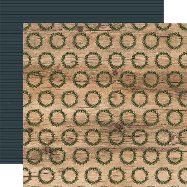 Let It Snow Winter Wreath DS Paper (1 Sheet)