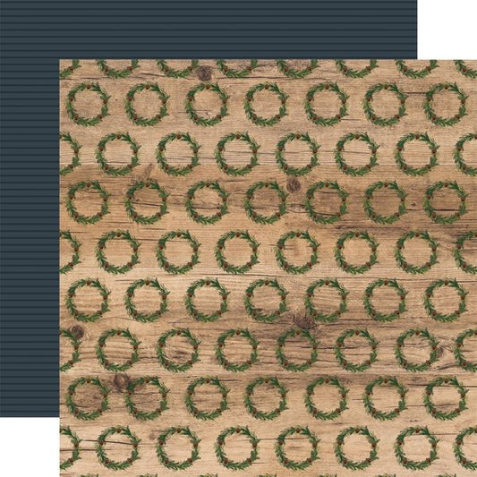 Let It Snow Winter Wreath DS Paper (1 Sheet)