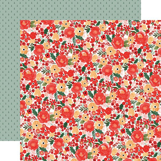 Joyful Christmas Flora Joyful Plaid DS Paper (1 Sheet)