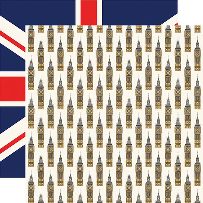 Carta Bella - London Big Ben 12x12 DS Patterned Paper (1 Sheet)