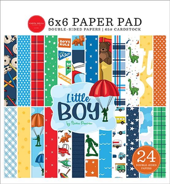DISC - Carta Bella Little Boy 6x6 Paper Pad