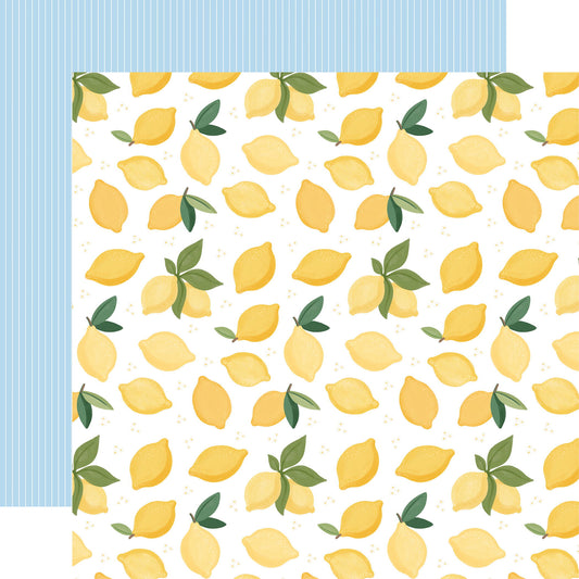 Carta Bella Lemonade: Life Gives You Lemons 12x12 Patterned Paper