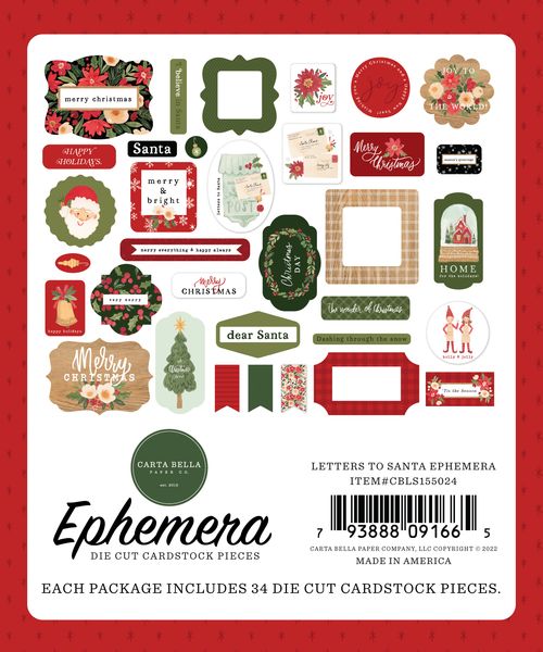 Letters To Santa Ephemera