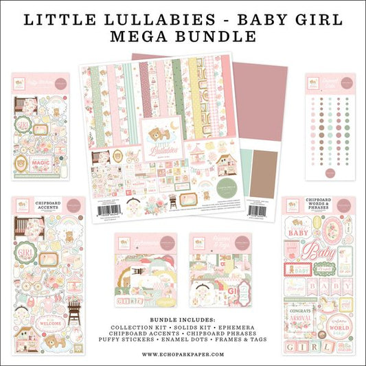 Carta Bella Little Lullabies: Baby Girl Mega Bundle