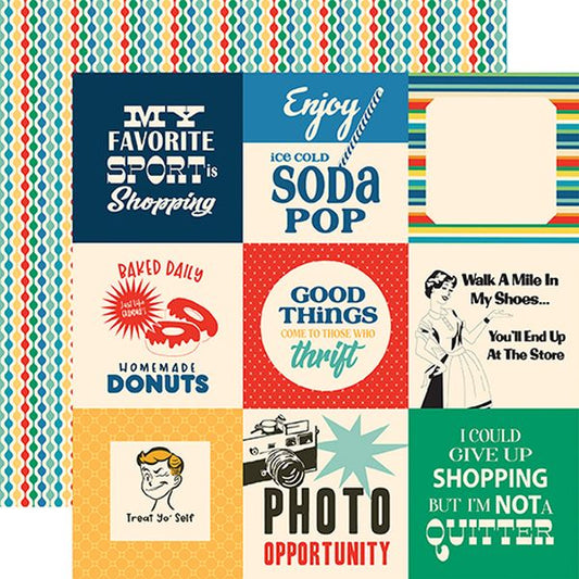 Carta Bella Merchantile 4x4 Journaling Cards