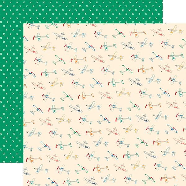 Carta Bella Merchantile Toy Airplanes DS Paper (1 Sheet)