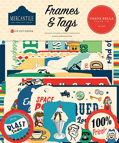 Carta Bella Mercantile Frames & Tags