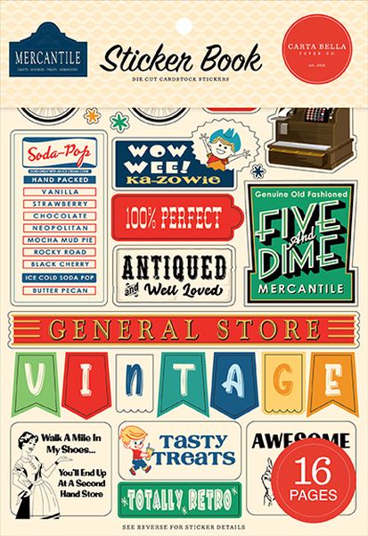 Carta Bella Mercantile Sticker Book