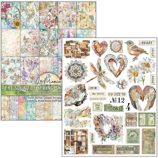Ciao Bella The Sound of Spring A4 Mixed Media Maxi Book