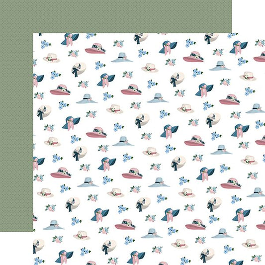 Carta Bella My Favorite Things - Elegant Hats 12x12 DS Paper (1 Sheet)