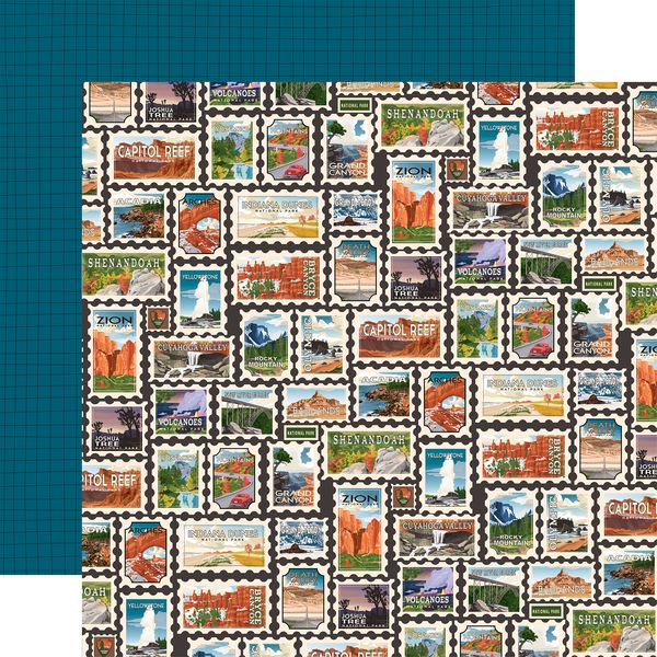 Carta Bella: National Parks - National Park Stamps  DS Paper