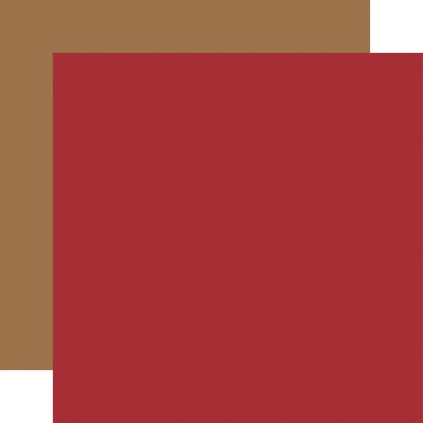 Carta Bella: National Parks - Red / Brown 12x12 Coordinating Solid DS Paper