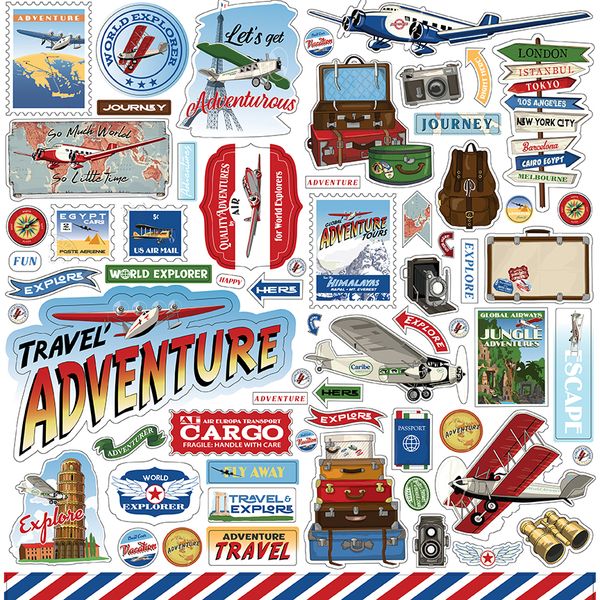 Our Travel Adventure Element Sticker