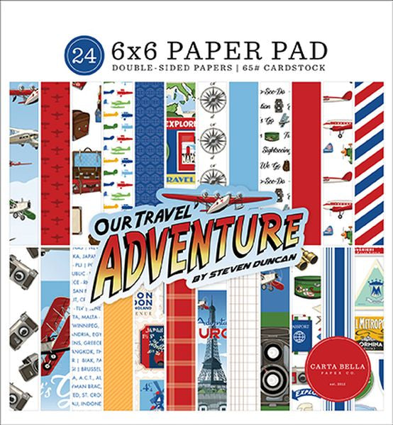 Our Travel Adventure 6x6 Paper