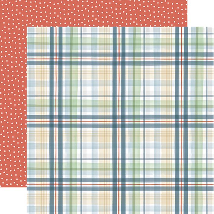 Carta Bella On The Farm Farm Sweet Farm Plaid 12x12 DS Patterned Paper (1 Sheet)