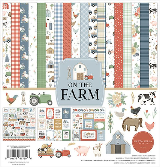 Carta Bella On The Farm Collection Kit