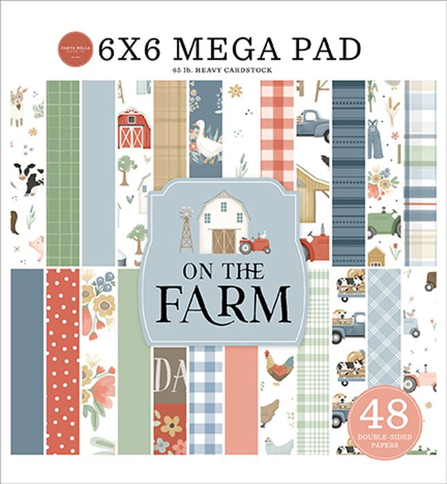 Carta Bella On The Farm Cardmakers 6X6 Mega Pad