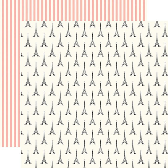 Carta Bella Paris: Eiffel Tower 12x12 DS Patterned Paper (1 Sheet)