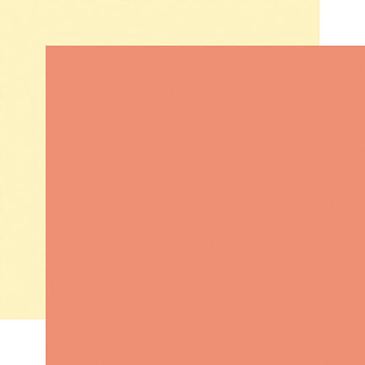 Carta Bella - Paris Dk. Pink / Yellow 12x12 Coordinating Solid Paper (1 Sheet)