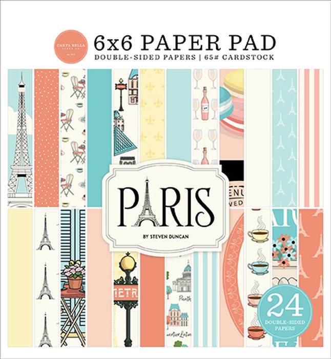 Carta Bella - Paris 6x6 Paper Pad