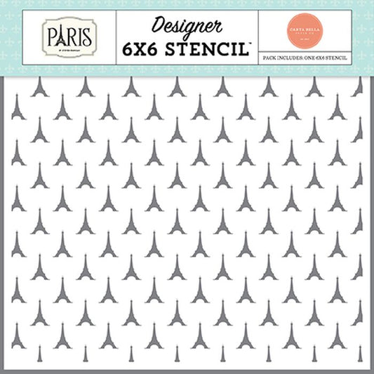 Carta Bella Paris Eiffel Tower Stencil