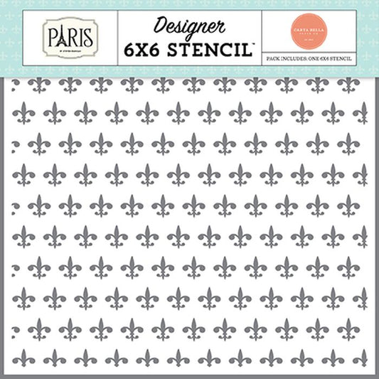 Carta Bella Paris Fleur De Lis Stencil