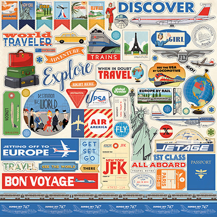 Carta Bella Passport Sticker