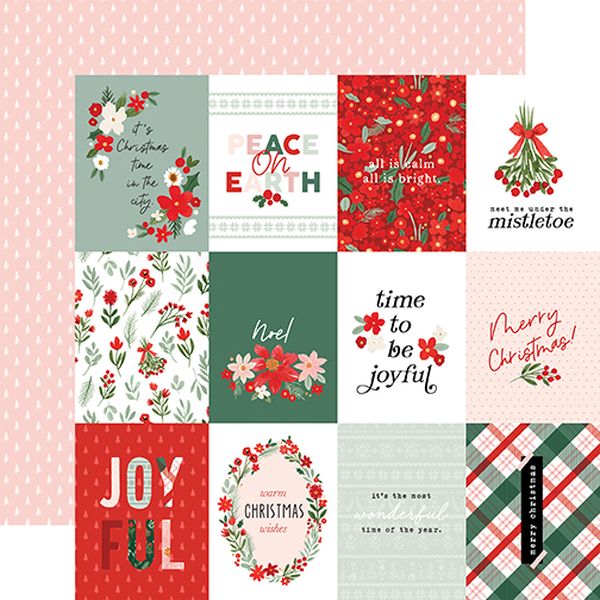 Joyful Christmas Flora Joyful Small Floral DS Paper (1 Sheet)