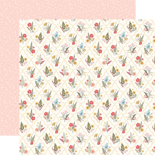 Carta Bella Pressed Floral: Floral Diamonds DS Paper