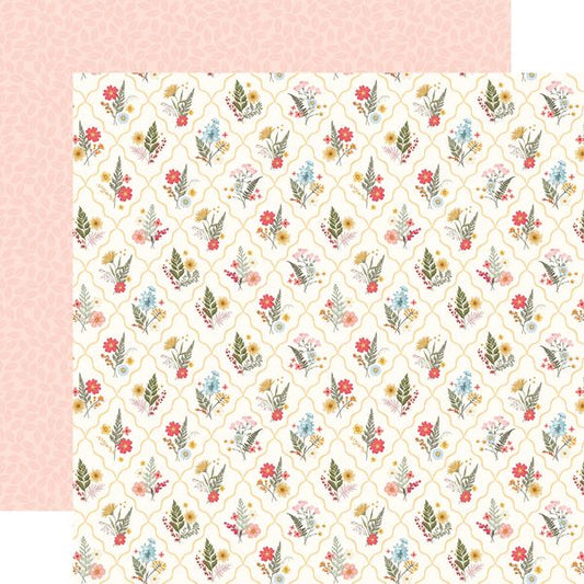 Carta Bella Pressed Floral: Floral Diamonds DS Paper