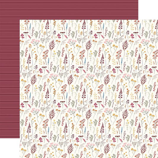 Carta Bella Pressed Floral: Dried Wildflowers DS Paper