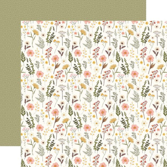 Carta Bella Pressed Floral: Be Bold Stems DS Paper