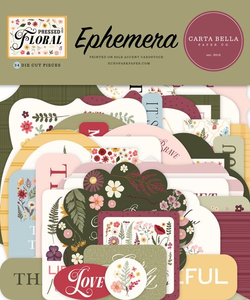 Carta Bella Pressed Floral Pressed Floral Ephemera