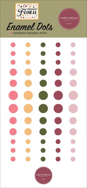 Carta Bella Pressed Floral: Pressed Floral Enamel Dots