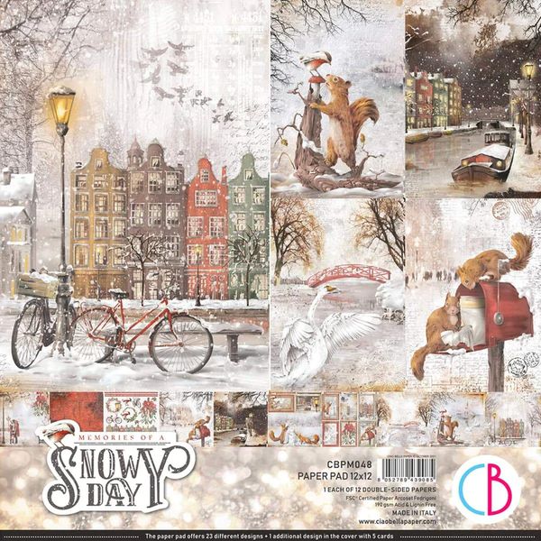 Memories of A Snowy Day 12x12 Paper Pad