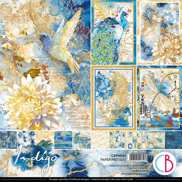 Ciao Bella Indigo Pad 12x12 12/Pkg