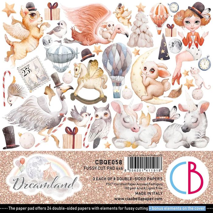 Ciao Bella Dreamland Fussy Cut Pad 6x6 24/Pkg