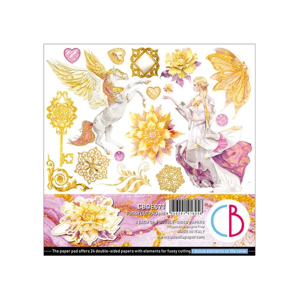 Ciao Bella Ethereal 6"x6" Fussy Cut Pad, 24 sheets/pkg.