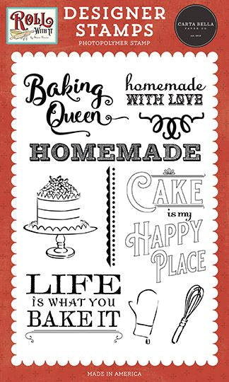 Cake Is My Happy Place Stamp Set